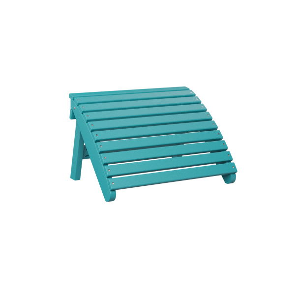 Adirondack fotpall Aruba Blue