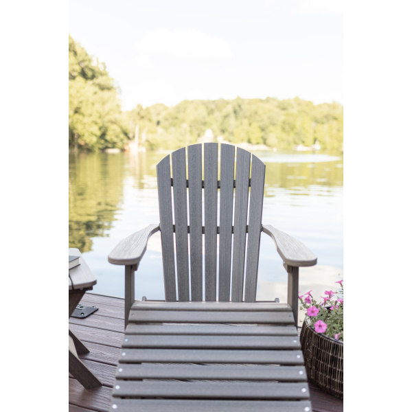 Adirondack Däckstol Coastal Grey